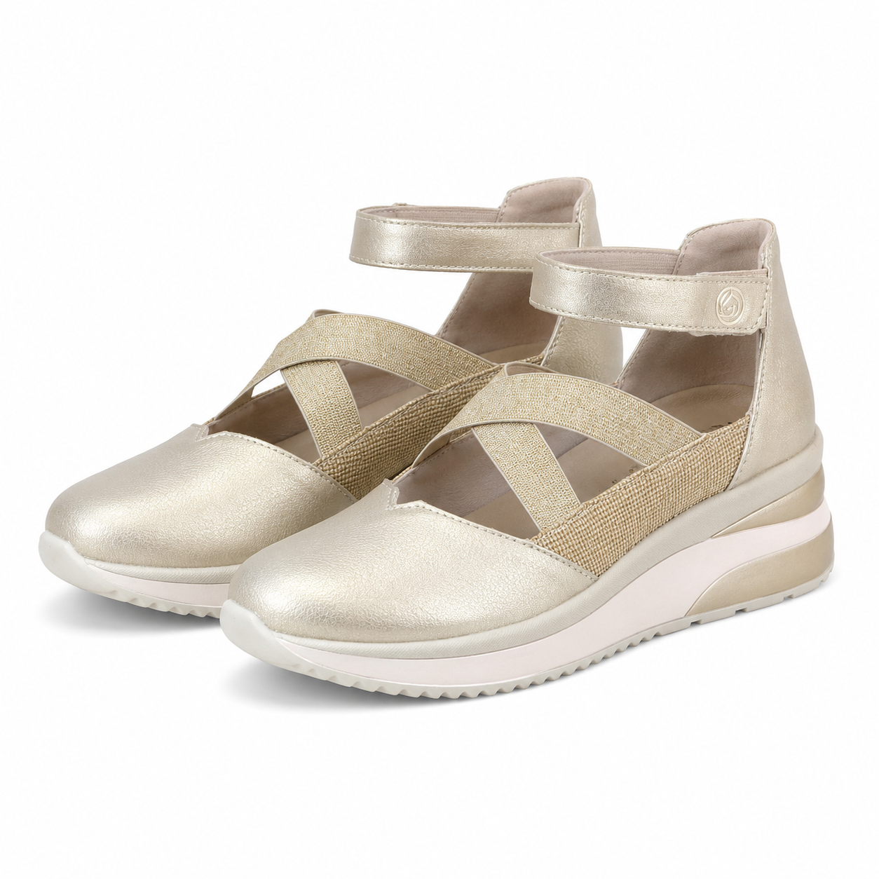 PANTOFI CASUAL DAMA REMONTE D2411-92 AURII