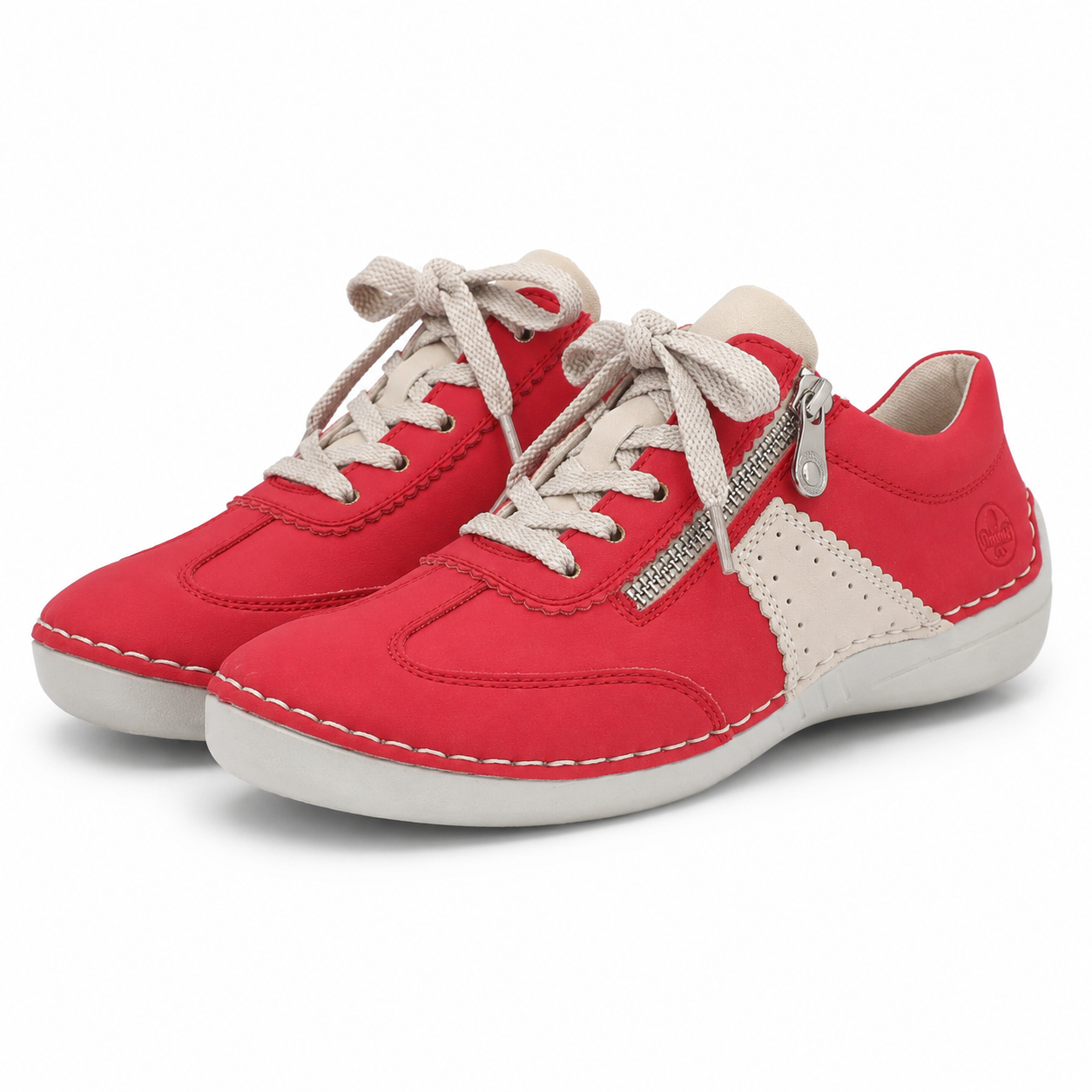 PANTOFI CASUAL DAMA RIEKER 52521-33 ROSII