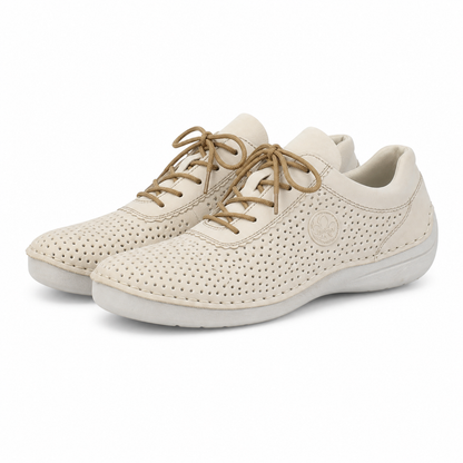 PANTOFI CASUAL DAMA RIEKER 52546-60 BEJ