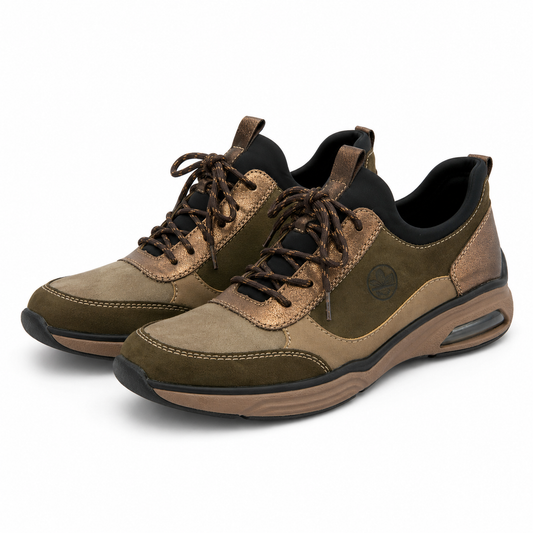 PANTOFI CASUAL DAMA RIEKER M5660-64 BEJ + KAKI