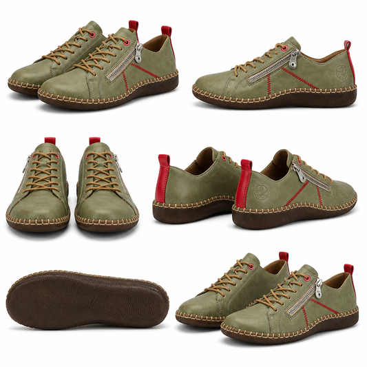 PANTOFI CASUAL DAMA RIEKER N2401-54 VERDE OLIVE