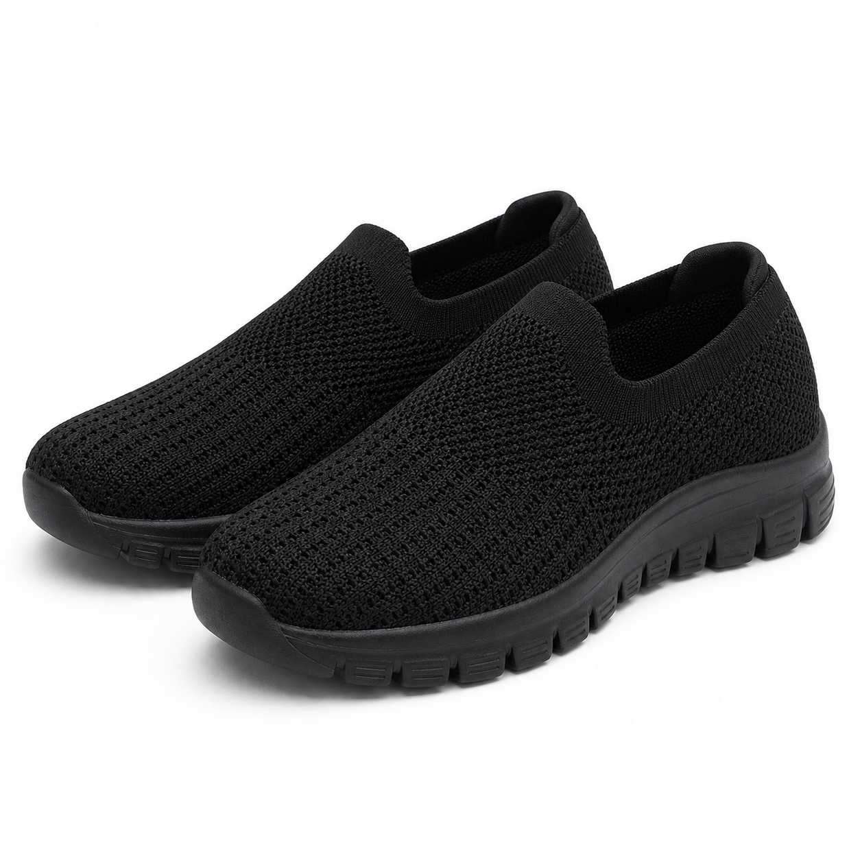 PANTOFI CASUAL DAMA SKECHERS 100962 BBK NEGRU