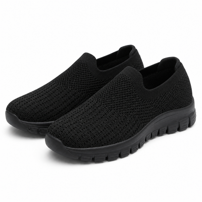 PANTOFI CASUAL DAMA SKECHERS 100962 BBK NEGRU