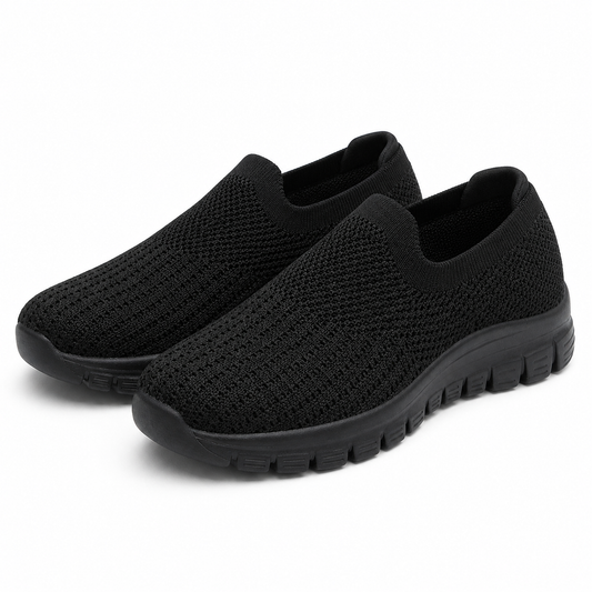 PANTOFI CASUAL DAMA SKECHERS 100962 BBK NEGRU
