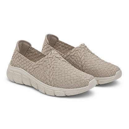 PANTOFI CASUAL DAMA SKECHERS 117323 TPE TAUPE + MULTICOLOR