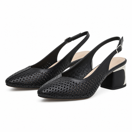 PANTOFI CASUAL DECUPATI DAMA DOGATI 049-539 NEGRI
