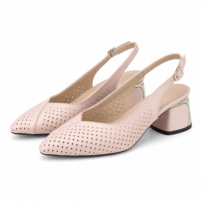 PANTOFI CASUAL DECUPATI DAMA DOGATI 049-539 ROZ NUDE