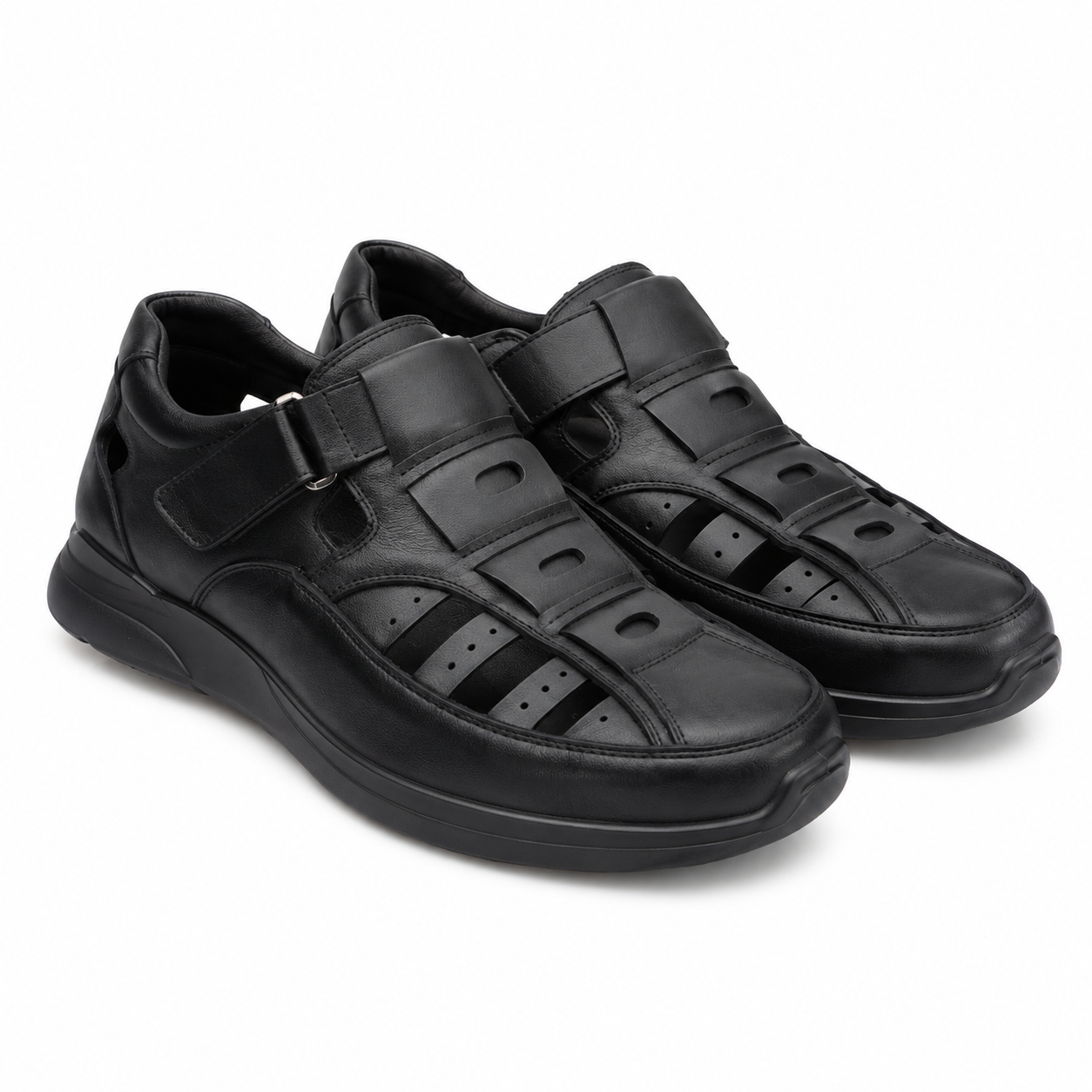 PANTOFI CASUAL PERFORATI BARBATI MELS 232704 NEGRI