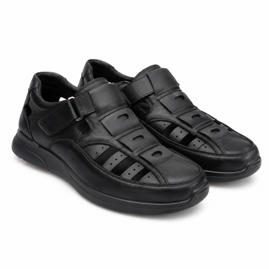 PANTOFI CASUAL PERFORATI BARBATI MELS 232704 NEGRI