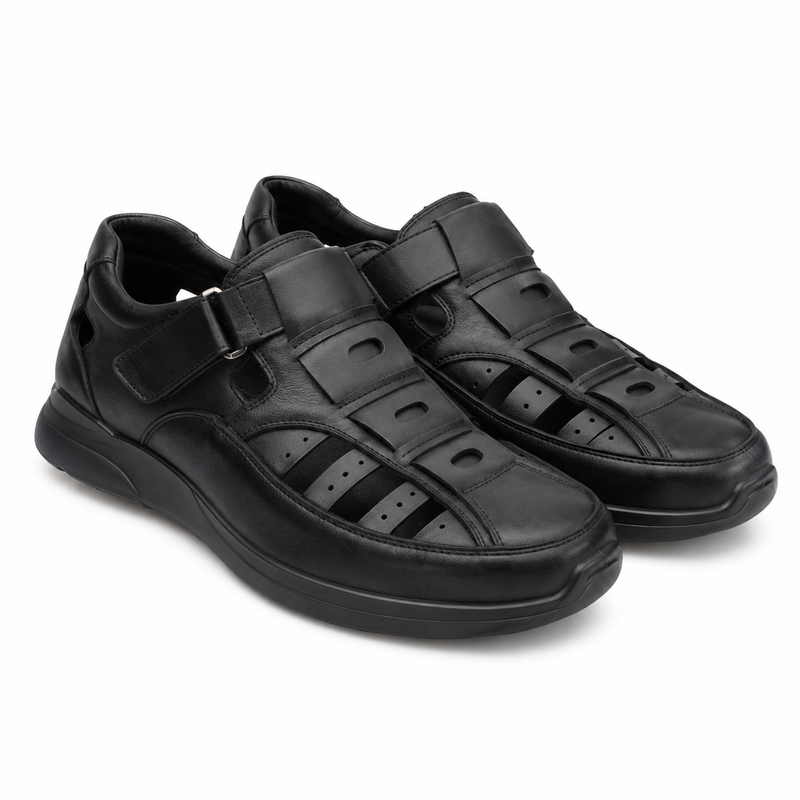 PANTOFI CASUAL PERFORATI BARBATI MELS 232704 NEGRI