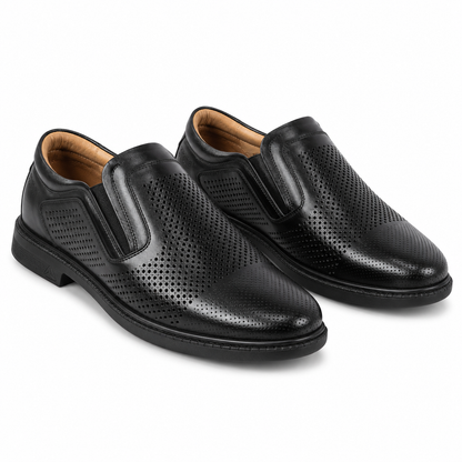 PANTOFI CASUAL PERFORATI BARBATI OTTER 640003A 01-N NEGRI