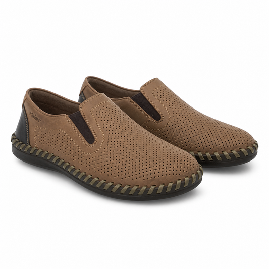 PANTOFI CASUAL PERFORATI BARBATI RIEKER B2460-25