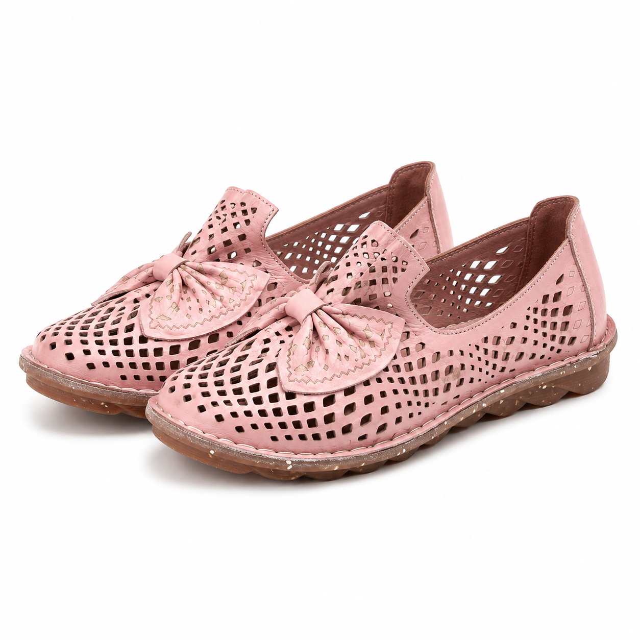 PANTOFI CASUAL PERFORATI DAMA DOGATI 101122-1 ROZ