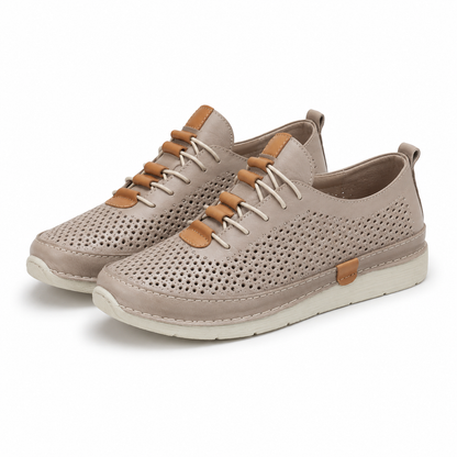 PANTOFI CASUAL PERFORATI DAMA DOGATI 24058 BEJ VIZION