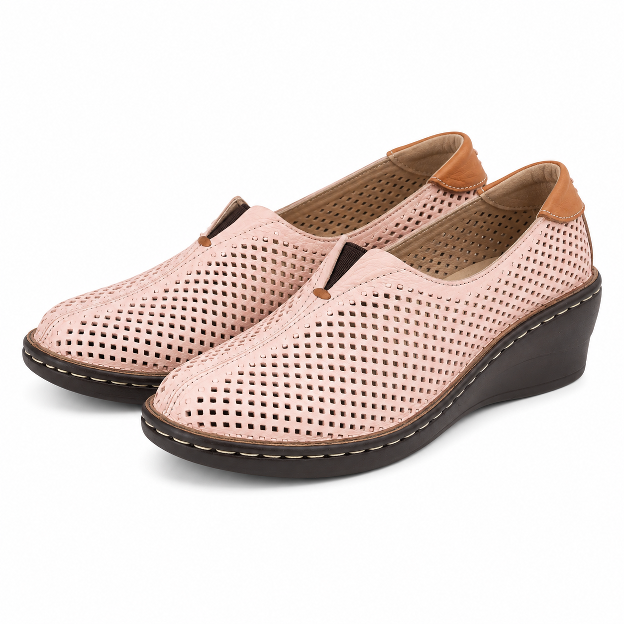 PANTOFI CASUAL PERFORATI DAMA DOGATI 5104-PB211 ROZ