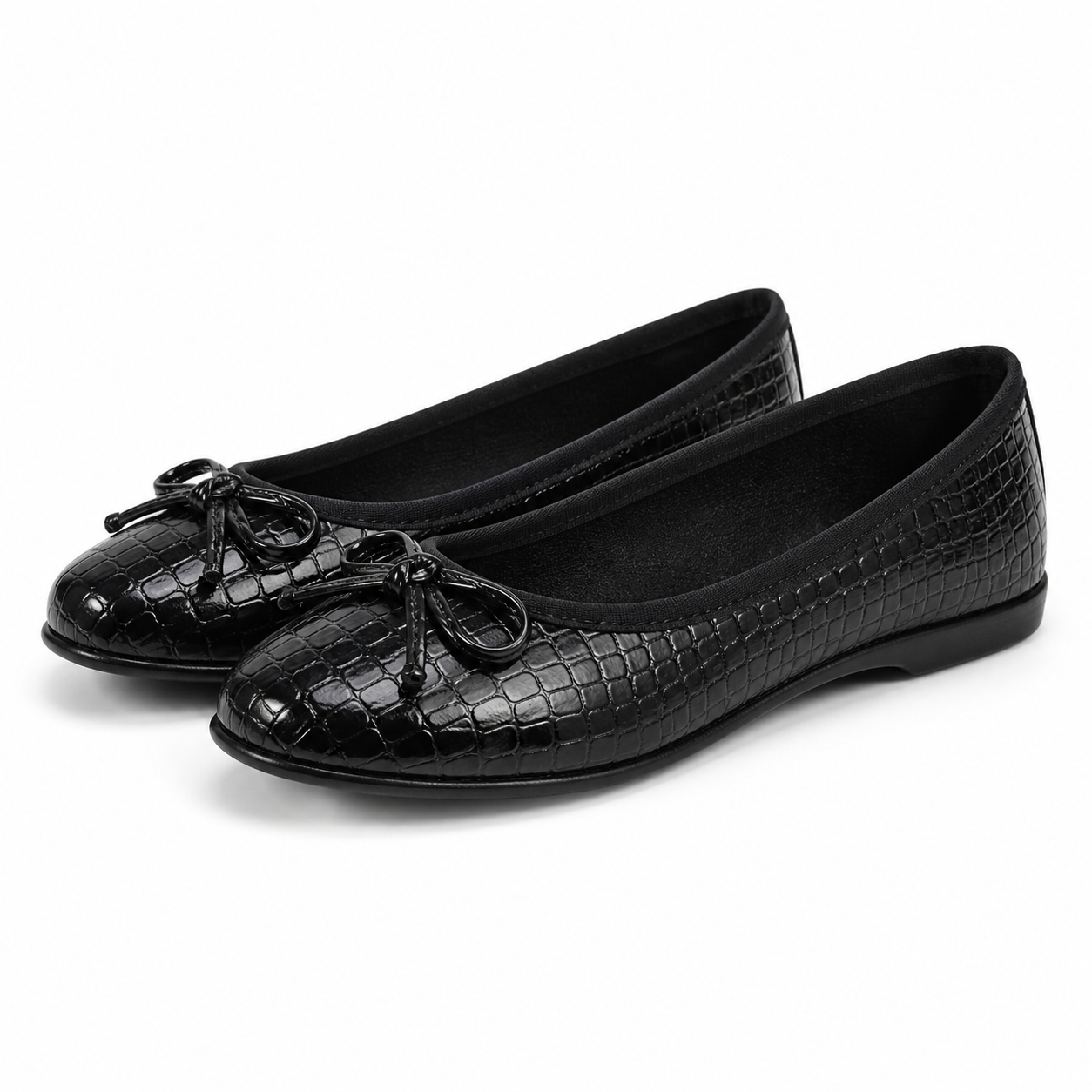 PANTOFI CASUAL PERFORATI DAMA KARISMA 60005A 01-O NEGRI CROCO