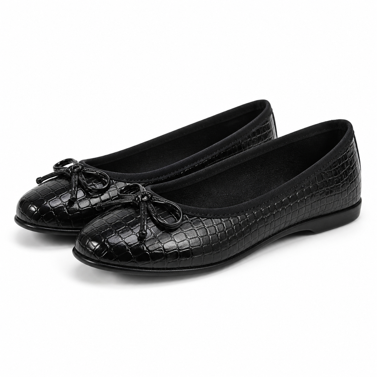 PANTOFI CASUAL PERFORATI DAMA KARISMA 60005A 01-O NEGRI CROCO