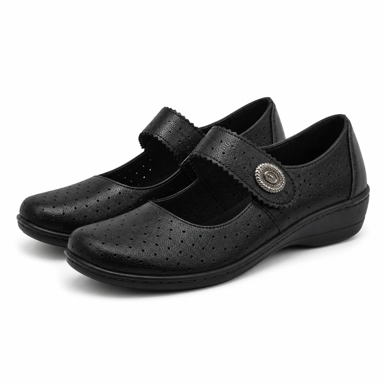 PANTOFI CASUAL PERFORATI DAMA MARIA CONTI 739904 NEGRI