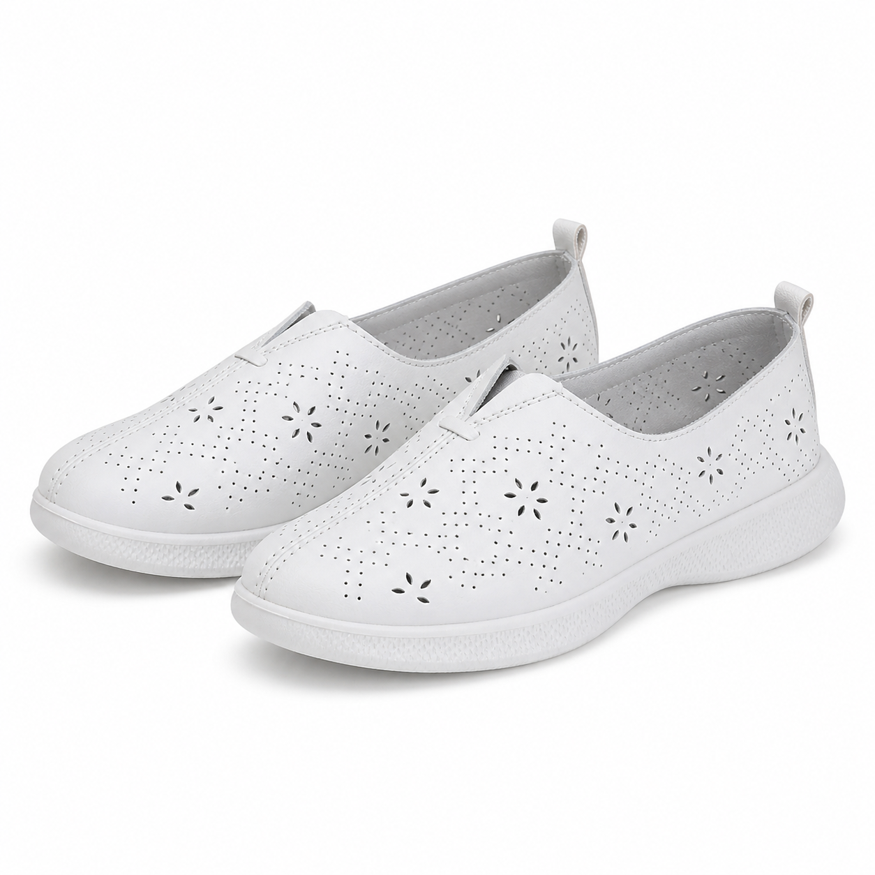 PANTOFI CASUAL PERFORATI DAMA MARIA CONTI B929734 ALBI