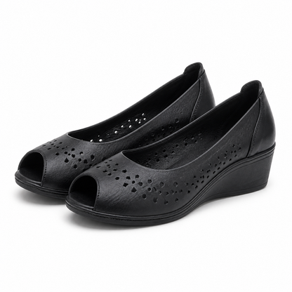 PANTOFI CASUAL PERFORATI DAMA NICOLIS 56293 NEGRI