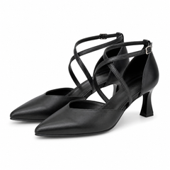 PANTOFI DECUPATI DAMA ANTONIO 12420 NEGRU