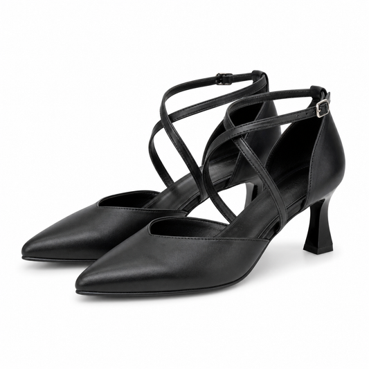 PANTOFI DECUPATI DAMA ANTONIO 12420 NEGRU