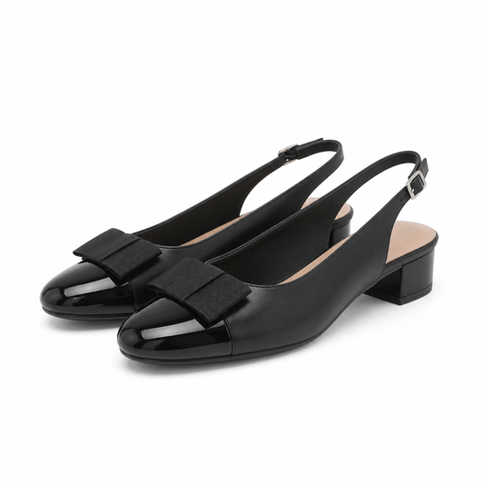PANTOFI DECUPATI DAMA CAPRICE 29502-42 NEGRI CU LAC