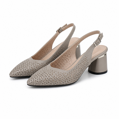 PANTOFI DECUPATI DAMA DOGATI 049 1615 GREJ