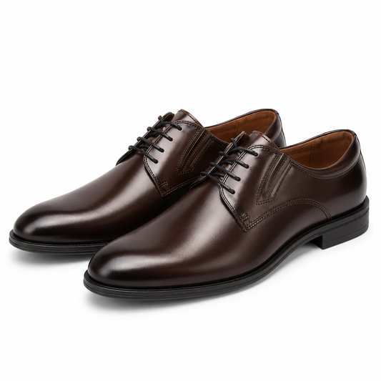 PANTOFI ELEGANTI BARBATI CONHPOL 6845-1376 MARO INCHIS