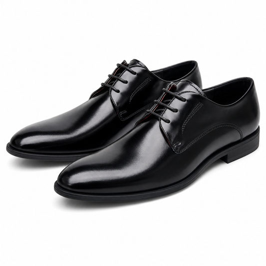 PANTOFI ELEGANTI BARBATI CONHPOL 9345-0013-00S09 NEGRI LACUIT