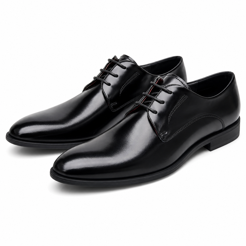 PANTOFI ELEGANTI BARBATI CONHPOL 9345-0013-00S09 NEGRI LACUIT