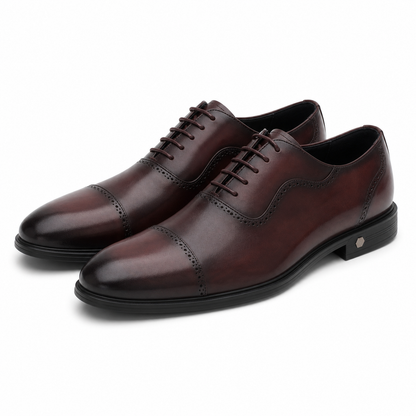 PANTOFI ELEGANTI BARBATI ELDEMAS F066-023 WINE (BORDO)