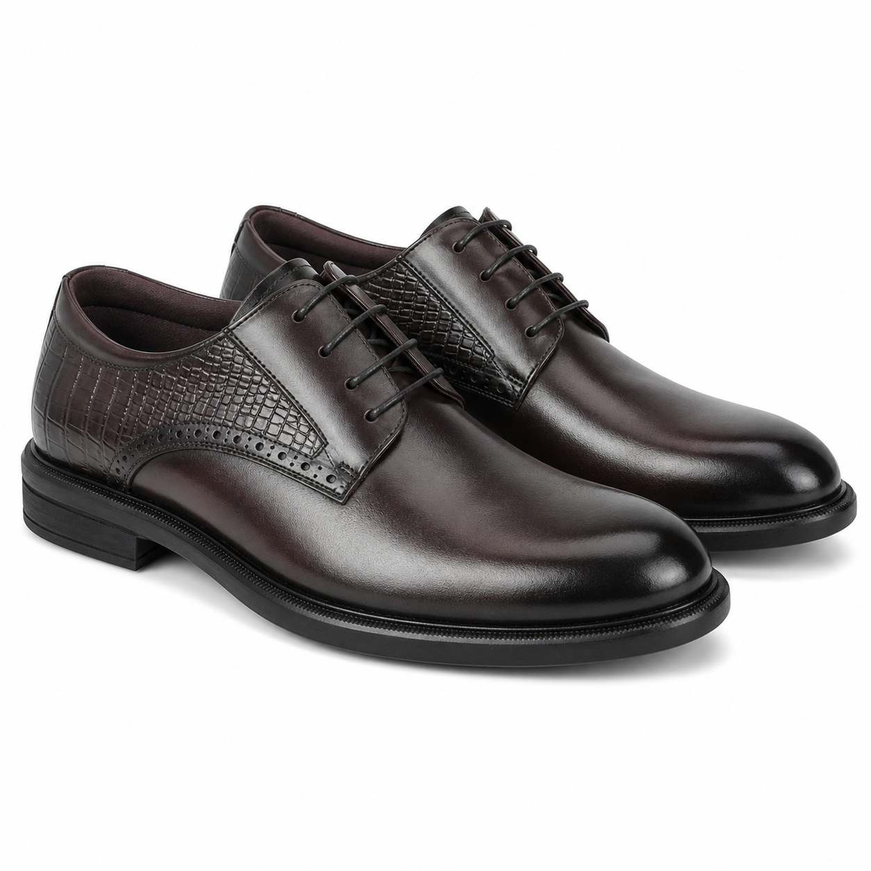PANTOFI ELEGANTI BARBATI ELDEMAS FKH9611 COFFEE