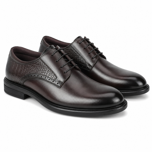 PANTOFI ELEGANTI BARBATI ELDEMAS FKH9611 COFFEE