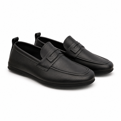 Pantofi Eleganti Bărbați Otter 280001A 01-N Negru - Piele Naturală