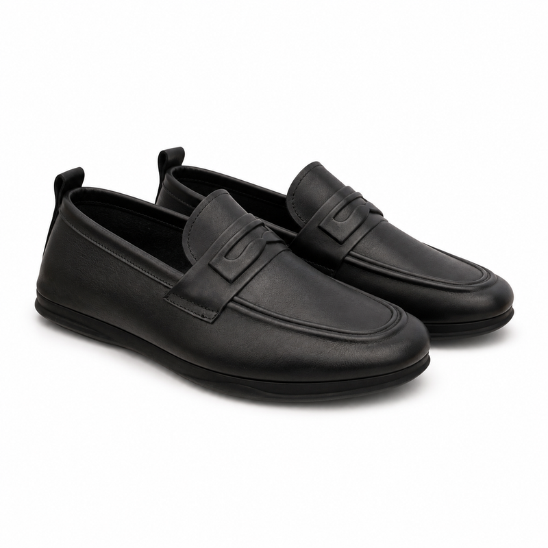 Pantofi Eleganti Bărbați Otter 280001A 01-N Negru - Piele Naturală