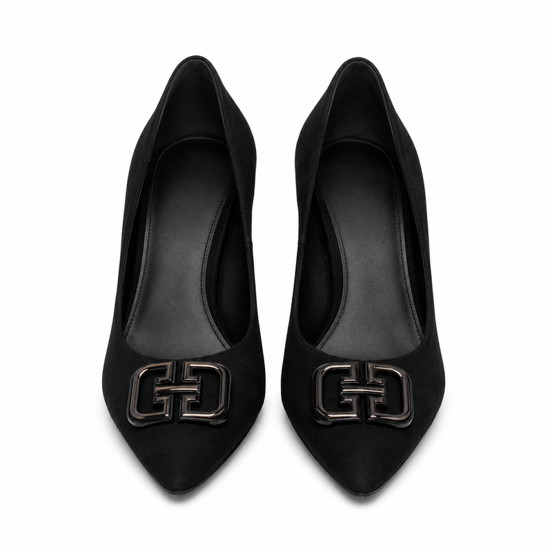PANTOFI ELEGANTI DAMA AGA 1231.19 NEGRI VELUR