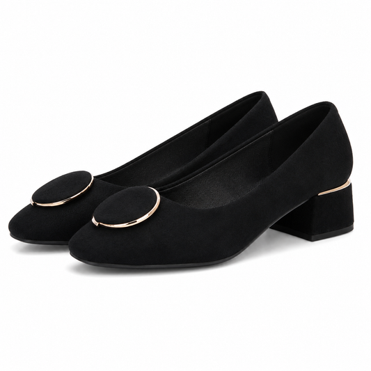 PANTOFI ELEGANTI DAMA AGA E1481 19 NEGRI VELUR