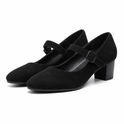 PANTOFI ELEGANTI DAMA CAPRICE 22307-45 NEGRI VELUR