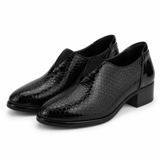PANTOFI ELEGANTI DAMA DOGATI 017 341 NEGRI CROCO