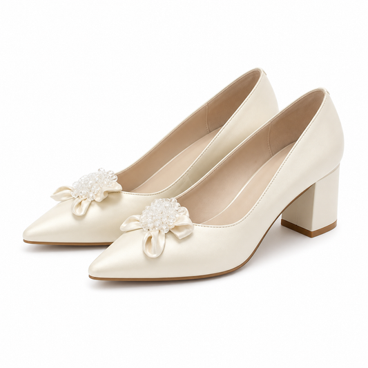 PANTOFI ELEGANTI DAMA EPICA 60063A 52-N CREM (APRICOT PEARL)