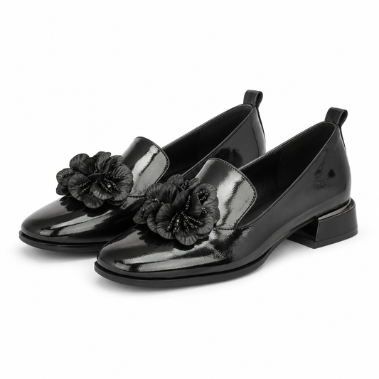 PANTOFI ELEGANTI DAMA FEELING H5215-3426 NEGRI LAC