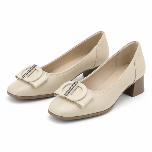 PANTOFI ELEGANTI DAMA FORMAZIONE 21125 CREM