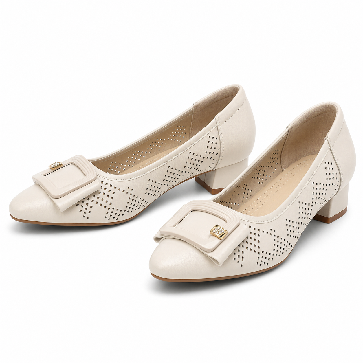 PANTOFI ELEGANTI DAMA FORMAZIONE 3297-23 CREM
