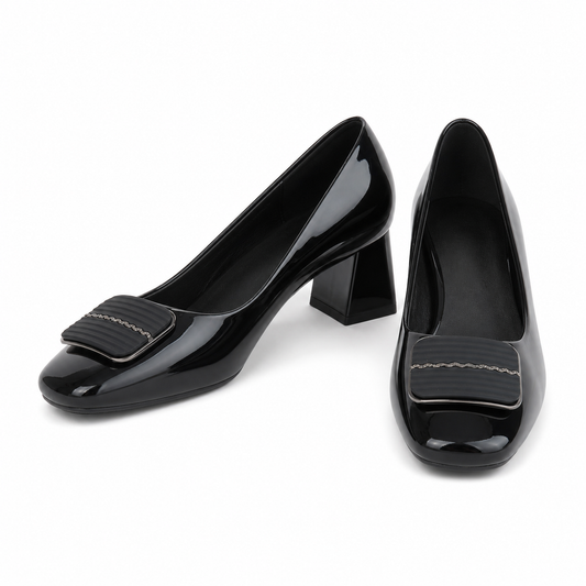 PANTOFI ELEGANTI DAMA FORMAZIONE TP2377-6 NEGRU LAC