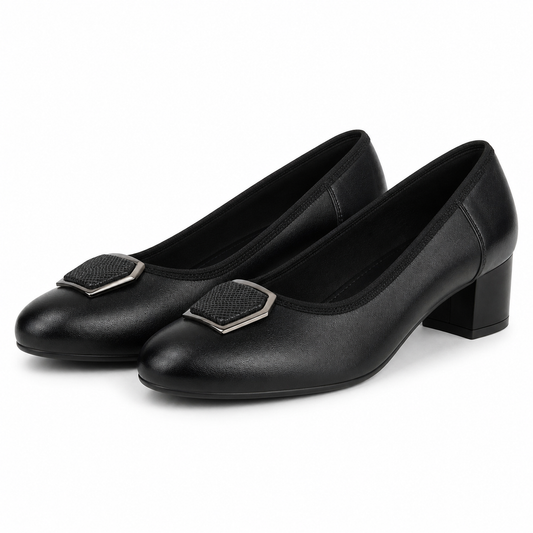 PANTOFI ELEGANTI DAMA GALANT 3019 NEGRU B/FNS