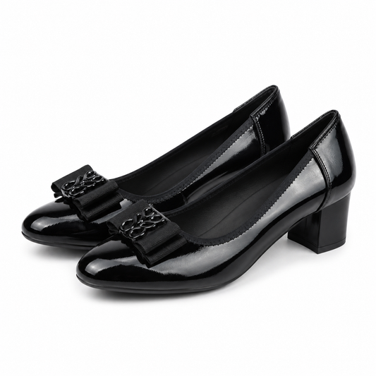 PANTOFI ELEGANTI DAMA KARISMA 50051D 01-L NEGRI LAC