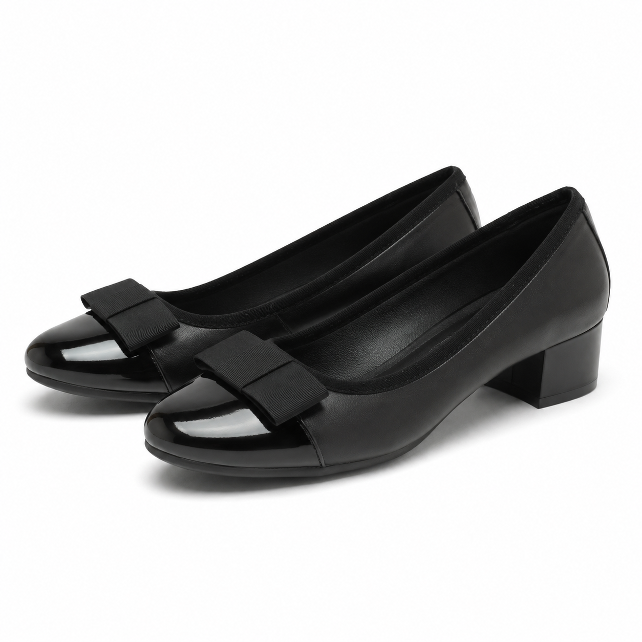 PANTOFI ELEGANTI DAMA PASS 160021C 01-N NEGRI CU LAC