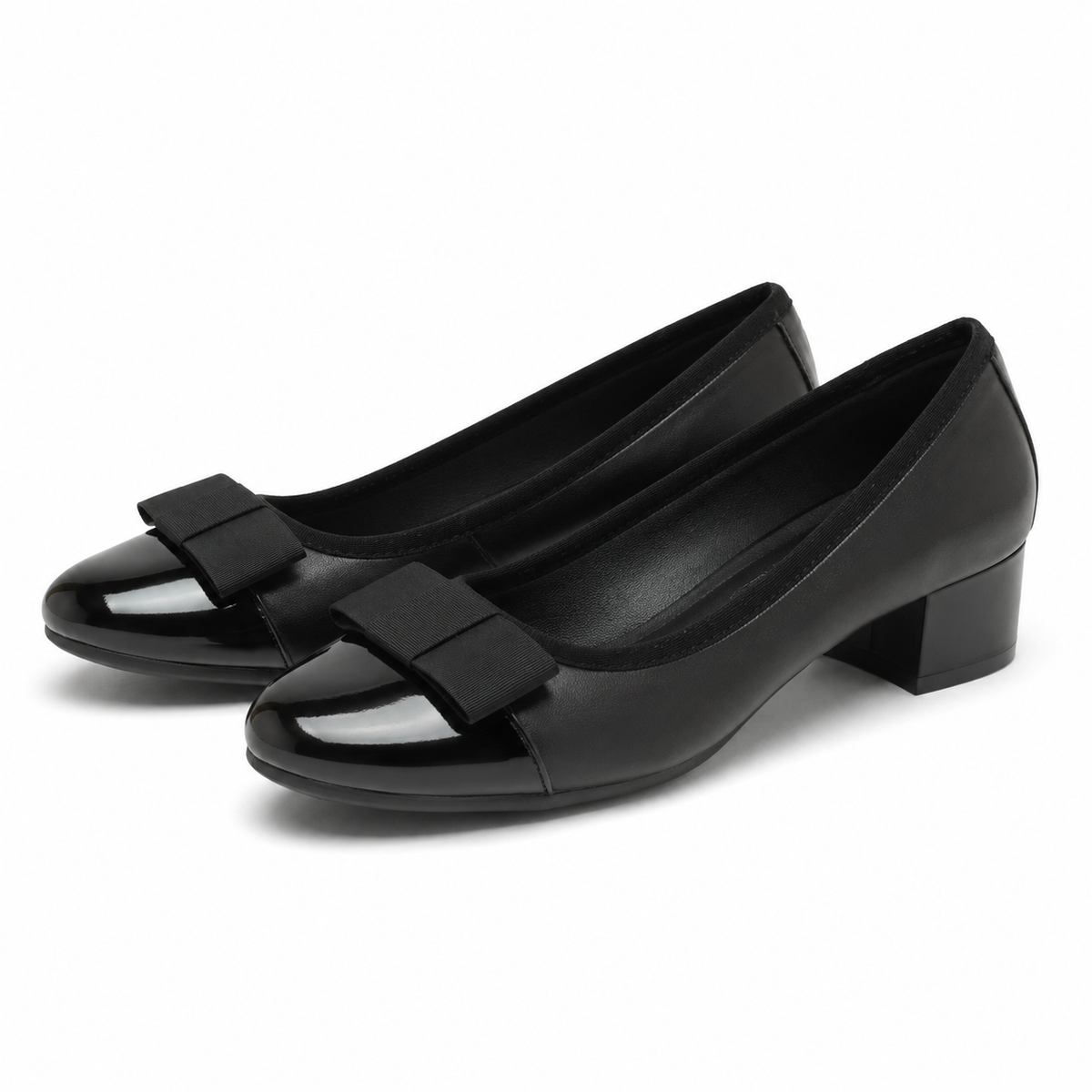 PANTOFI ELEGANTI DAMA PASS 160021C 01-N NEGRI CU LAC