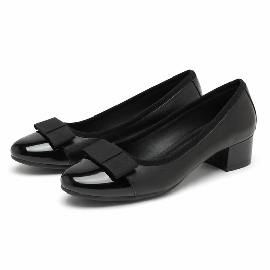 PANTOFI ELEGANTI DAMA PASS 160021C 01-N NEGRI CU LAC